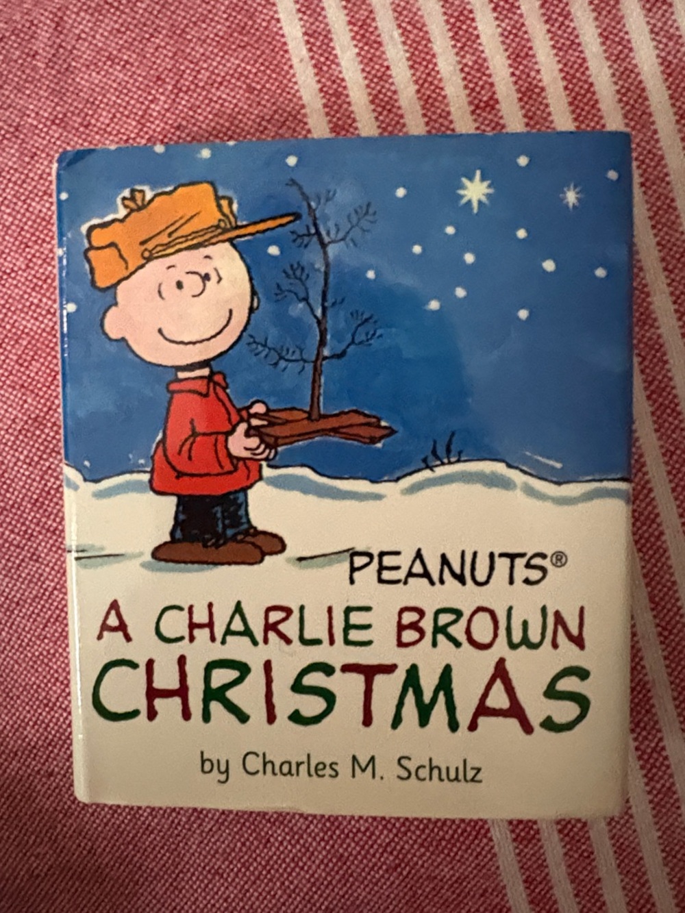 Peanuts Charlie Brown Holiday Magnet in Blue, Red, White